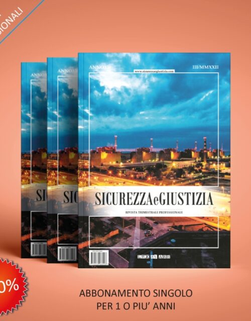 Sicurezza e Giustizia<br>(Iscritti Ordini Professionali)
